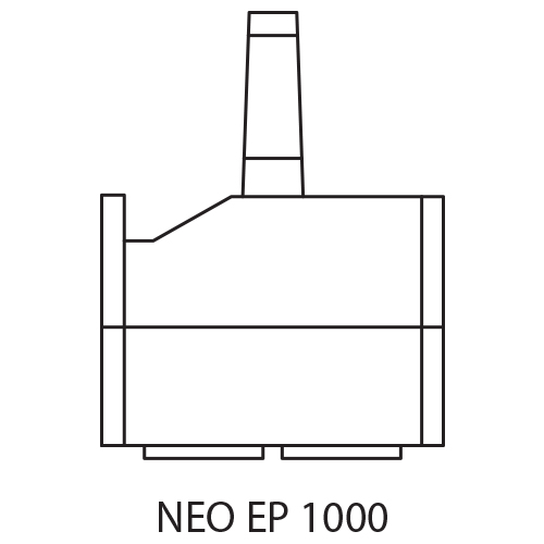 Výkres břemenového magnetu Neo EP 1000